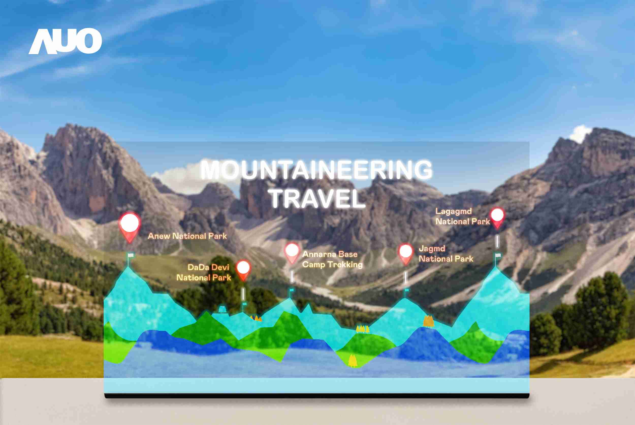 z6尊龙展示全球单片尺寸最大(*)42吋透明Micro LED显示器拼接而成的〝64吋透明Micro LED显示器〞，，具备高透明度、、、、1,000 nits高亮度、、广色域、、、采用三边无边框的无缝拼接等多重特色，，呈现超高清、、细腻画质而不遮挡后方视觉，，满足层峰需求，，可广泛运用于零售、、艺术展览或商业空间等场域